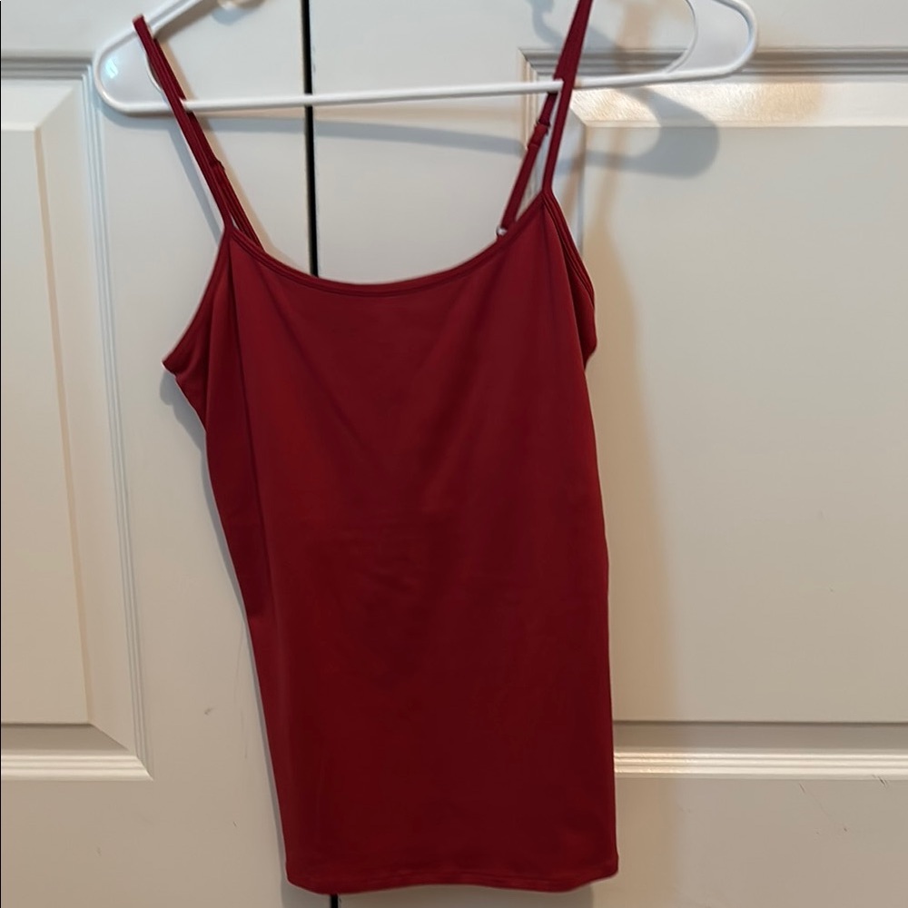 White House Black Market Pink Fitted Camisole Tank Top